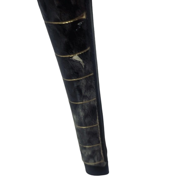 Michael Antonio Womens 4" Stiletto Pumps Snake Print Black /Metallic Gold Sz 8 - Picture 8 of 11